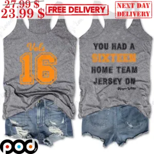 Morgan Wallen Music Country You Had A Sixteen Home Team Jersey On Vols 16 Vintage Shirt