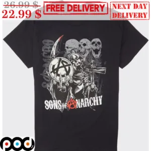 Death Sons OF Narchy Skeleton Vintage Shirt