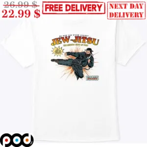 No Man Can Stans Against Jew Jitsu Man Kick Vintage Shirt
