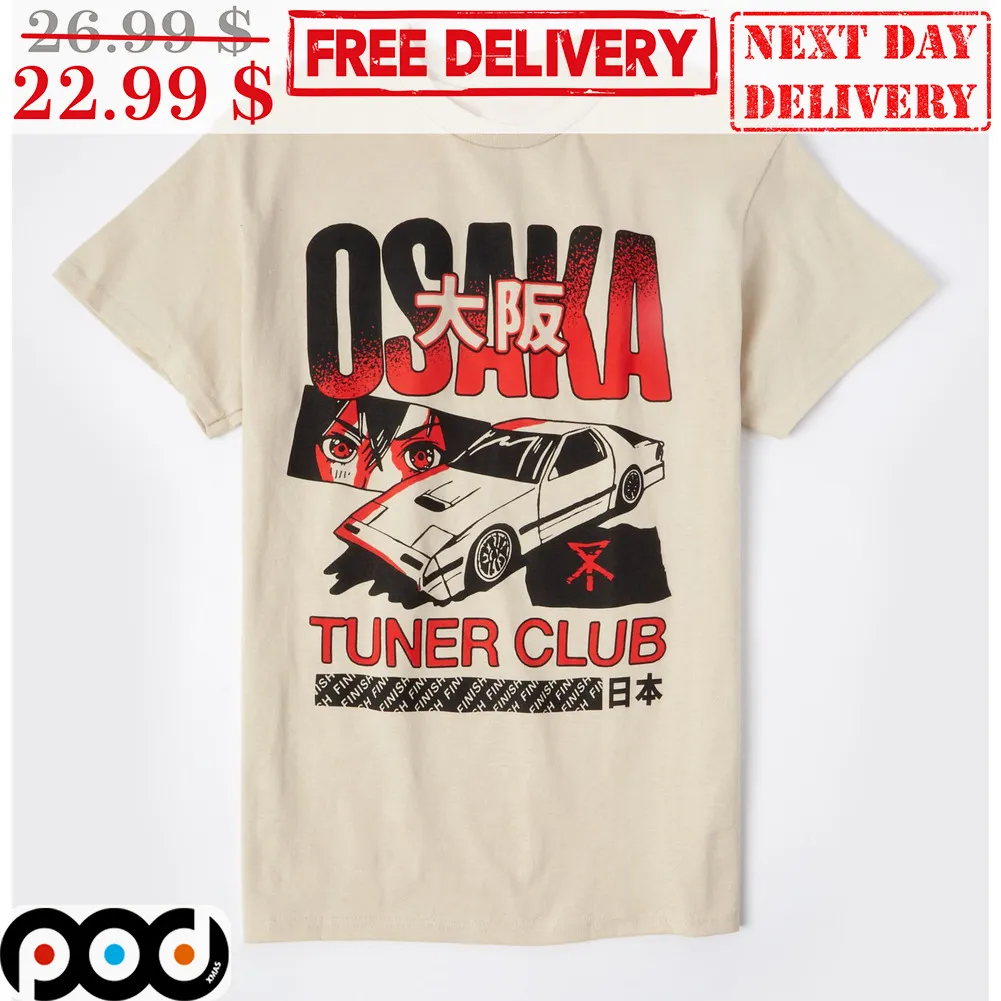 Osaka Tuner Club Uchiha Sasuke Graphic Vintage Shirt
