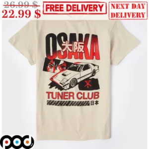 Osaka Tuner Club Uchiha Sasuke Graphic Vintage Shirt