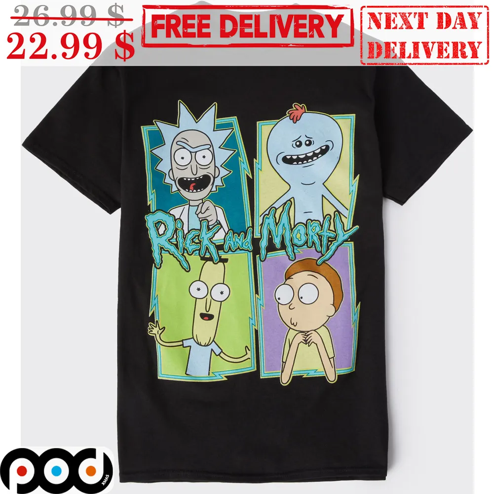 Rick And Morty Characters Vintage Shirt