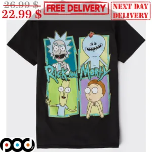 Rick And Morty Characters Vintage Shirt