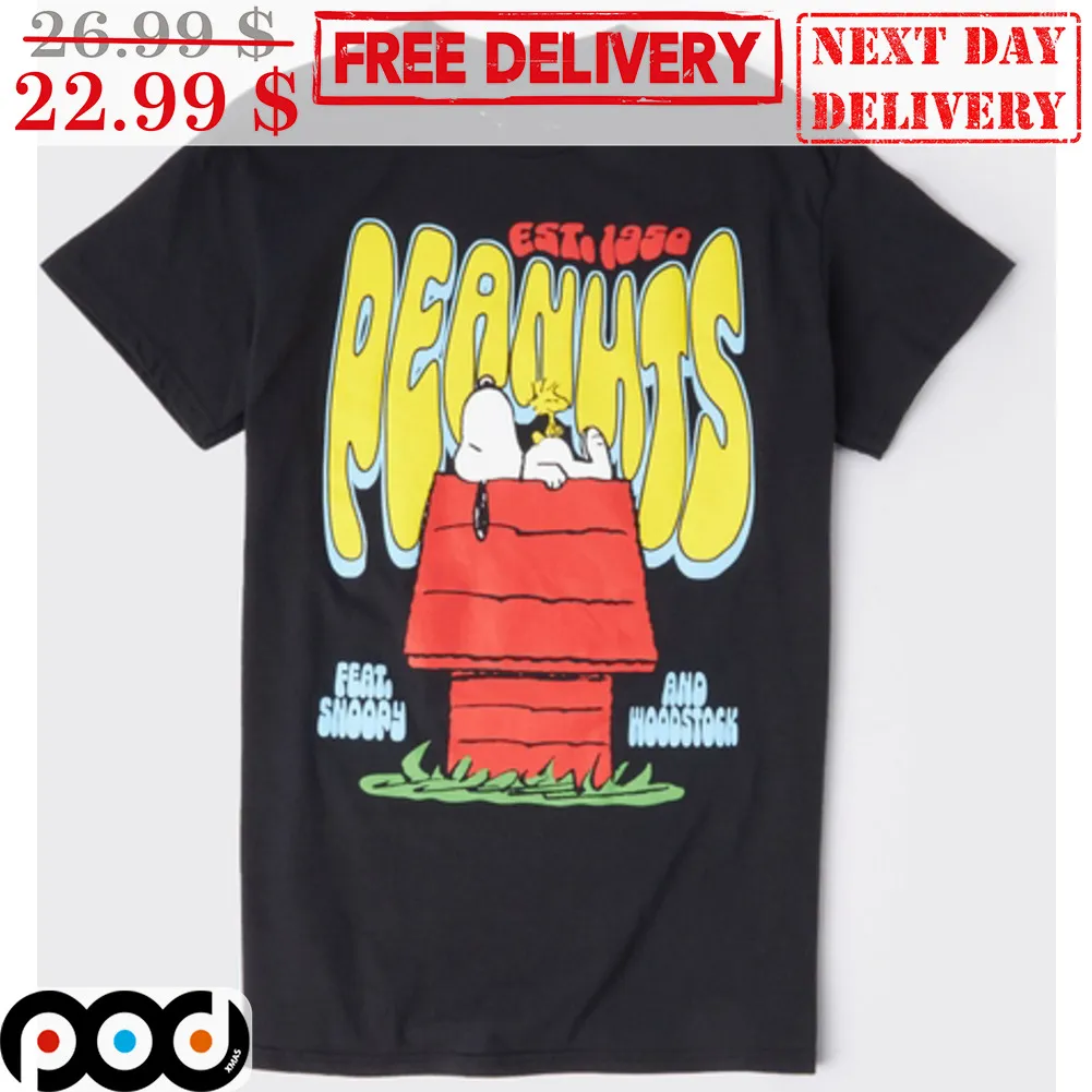 Snoopy Est 1950 Peanuts And Woodstock Vintage Shirt