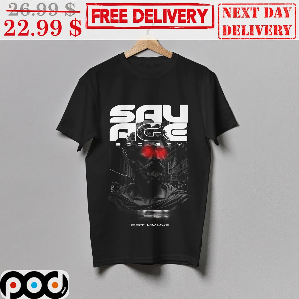 Say Age Society Graphic Vintage Shirt