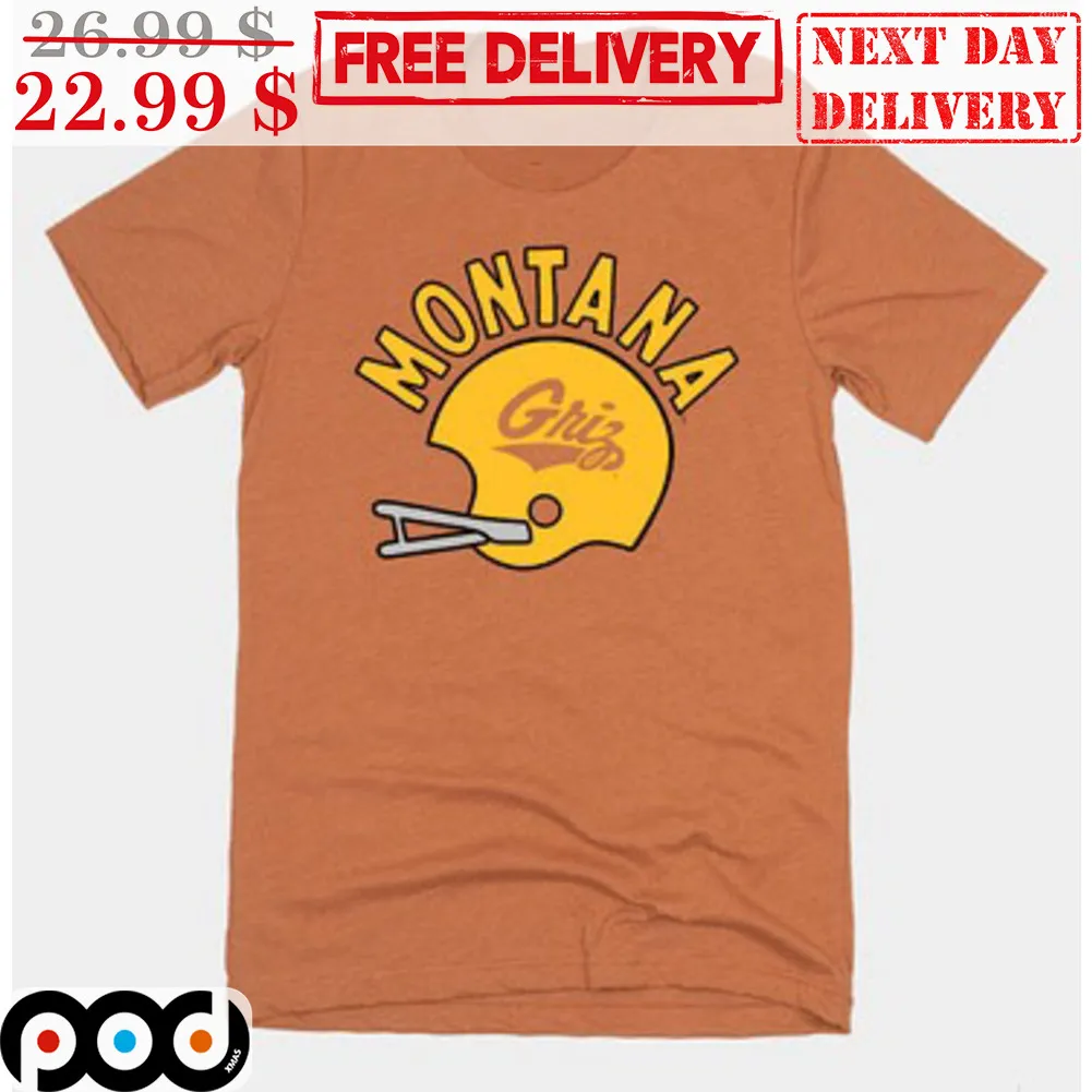 Montana Grig Football Helmet NFL Shirt
