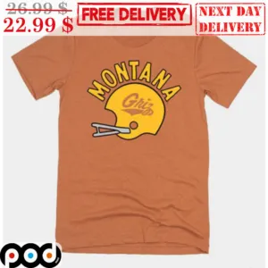 Montana Grig Football Helmet NFL Shirt