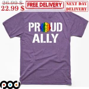 Proud Ally LGBTQ Sunflower Vintage Shirt