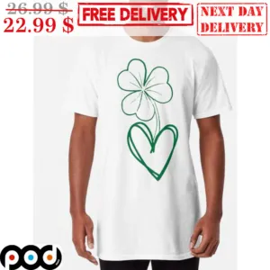 3 Leaf Heart Nature Vintage Shirt