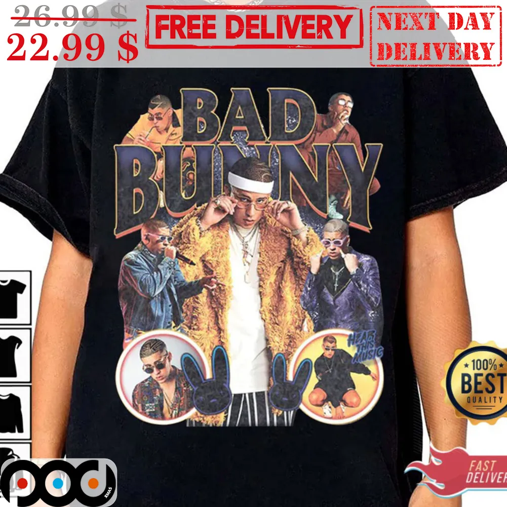 Bad Bunny Hear This Music Vintage Shirt