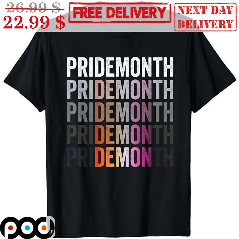 Pride Month Demon Vintage Shirt