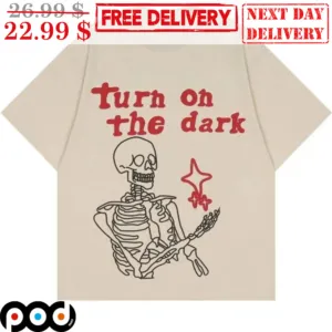 Turn On The Dark Skeleton Vintage Shirt