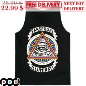 Pansexual Illuminati Tank Top Vintage