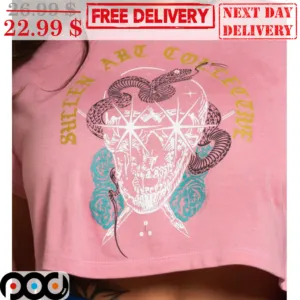 Skull Snake Flower Roses Vintage Shirt