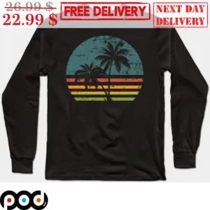 Beach Life Palm Tree Summer Vintage Shirt