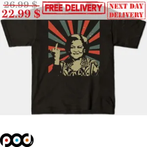 Betty White The Golden Girls Middle Finger Vintage Shirt