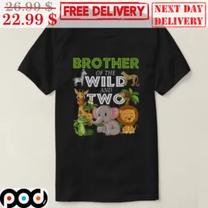 Brother Of The Wild And Two Zoo Animals Shirt