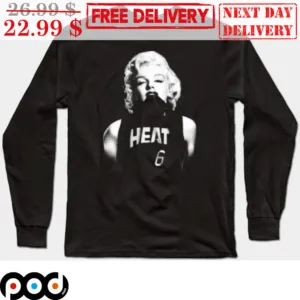 Marilyn Monroe Miami Heat NBA Team Vintage Shirt