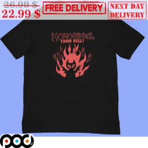 Homosexual From Hell Cat Shirt