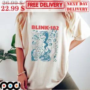 Blink 182 Dog Cat Graphic Vintage Shirt