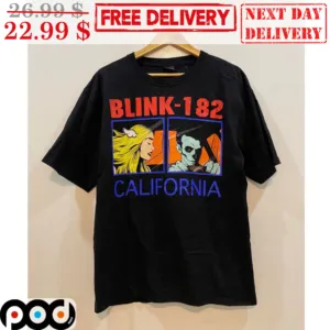 Blink 182 California Graphic Shirt