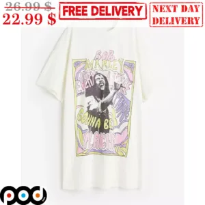 Bob Marley Every Lietie Things Gonna Be Alright Graphic Vintage Shirt