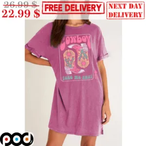 Boots Cowboy Take Me Away Graphic Vintage Shirt