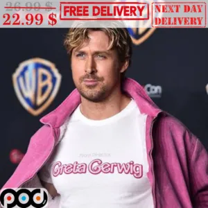 Ryan Gosling From Director Greta Gerwig Barbie Shirt