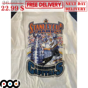 Stanley Cup Champs 1998 Washington Capitals Graphic Vintage Shirt