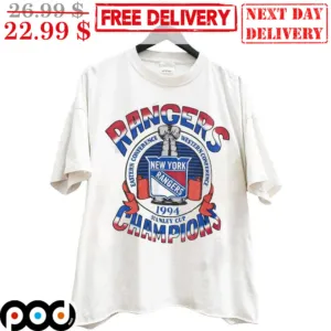 Stanley Cup Rangers Champions Eastern Conference Western Conference Graphic Shirt