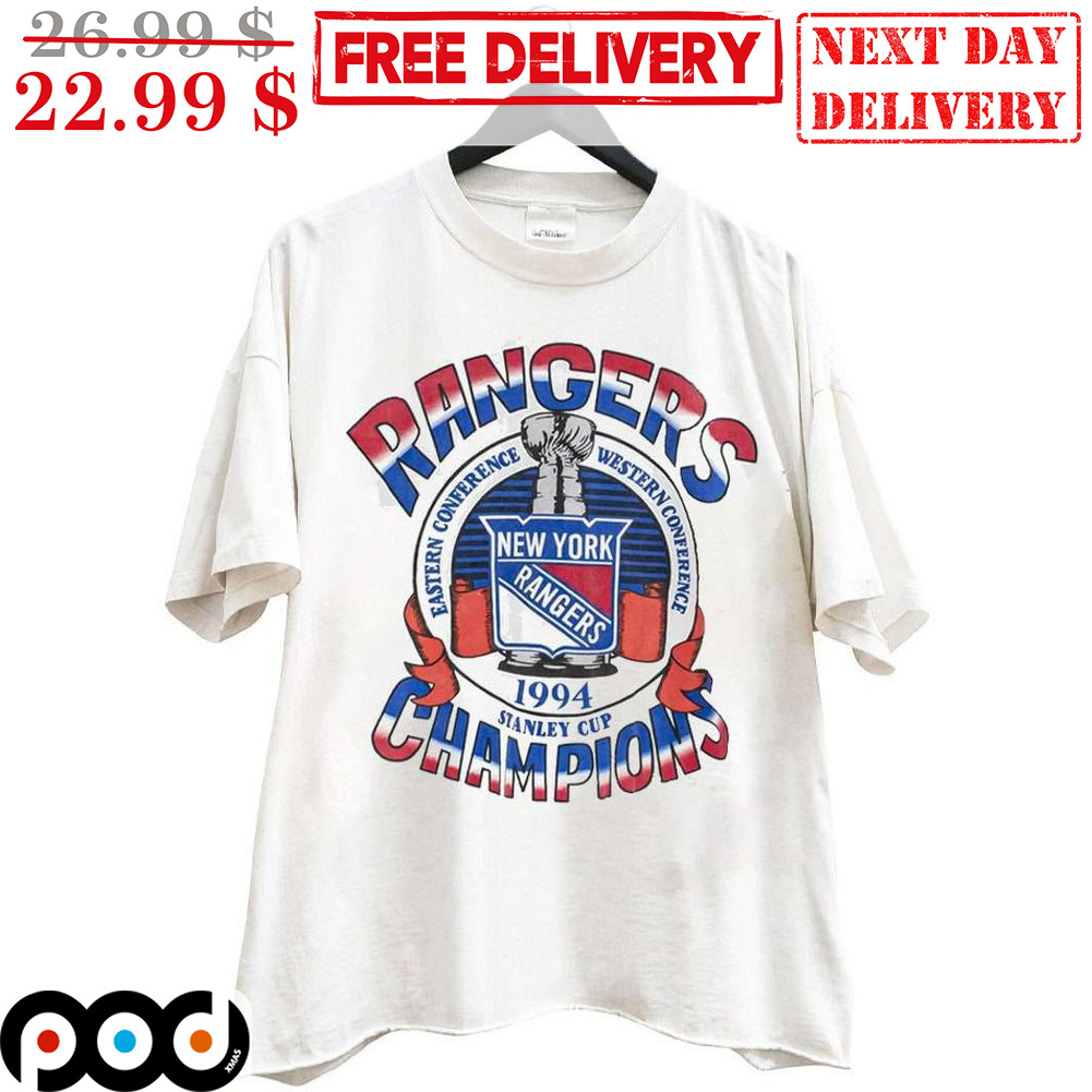 Get Stanley Cup Rangers Champions Eastern Conference Western Conference  Graphic Shirt For Free Shipping • Custom Xmas Gift