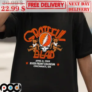 Grateful Dead April 8 1989 Riverfront Coliseum Cincinnati oh Shirt