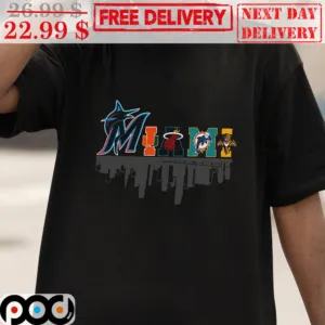 Miami City Sports Team Logo Shirt