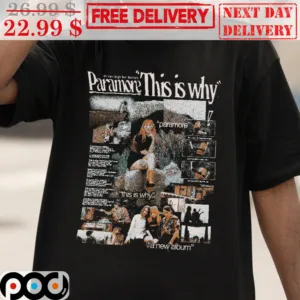 Paramore This Is Why A New Album Tour 2023 Vintage Shirt