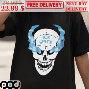 Skull Fire Ice Spice Shirt