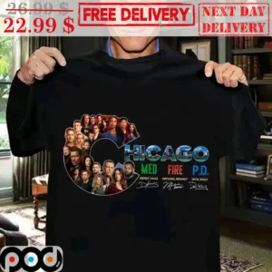 Chicago Med Fire PD Signature Characters Shirt