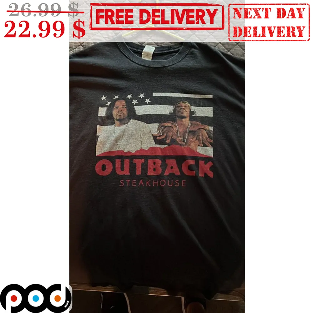 Rapper Outback Steak House American Flag Shirt