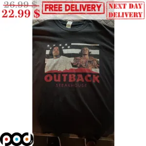 Rapper Outback Steak House American Flag Shirt