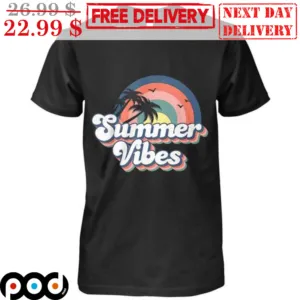 Summer Vibes Sunset Vintage Shirt