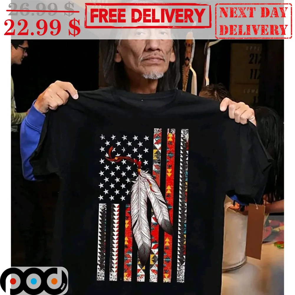 America Native Flag Vintage Shirt