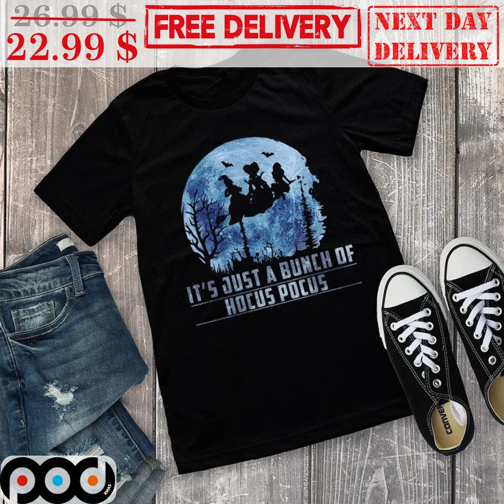 It's Just A Bunch Of Hocus Pocus Moon Night Shirt