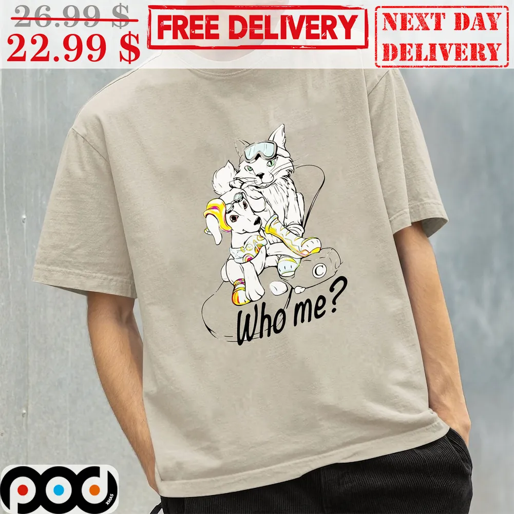 Cat And Dog Who Me Cute Shirt