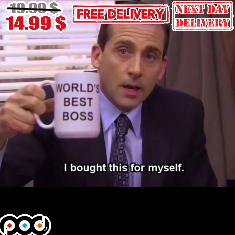 The Office Steve Carell World's Best Boss Coffee Mug The Office Steve Carell World's Best Boss Coffee Mug