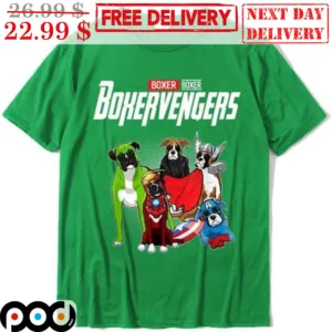 Boxer Boxer Boxervengers Dog Vengers Marvel Shirt