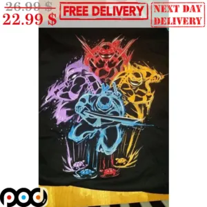 Ninja Turtles Michelangelo Donatello Raphael Leonardo Graphic Vintage Shirt