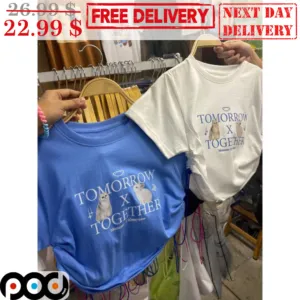 Tomorrow X Together Cat Bunny Shirt