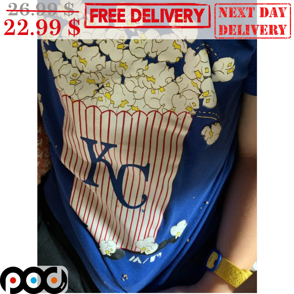 Get Popcorn KC Royals Shirt For Free Shipping • Custom Xmas Gift