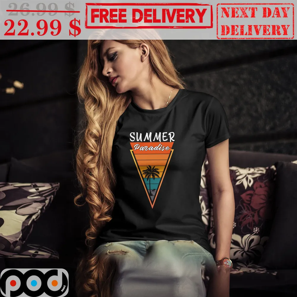 Summer Paradise Sunset Vintage Shirt