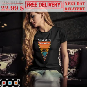 Summer Paradise Sunset Vintage Shirt