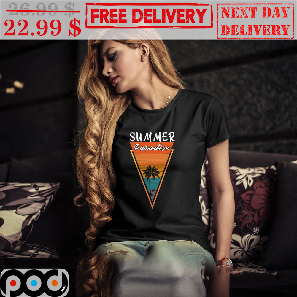 Summer Paradise Sunset Vintage Shirt